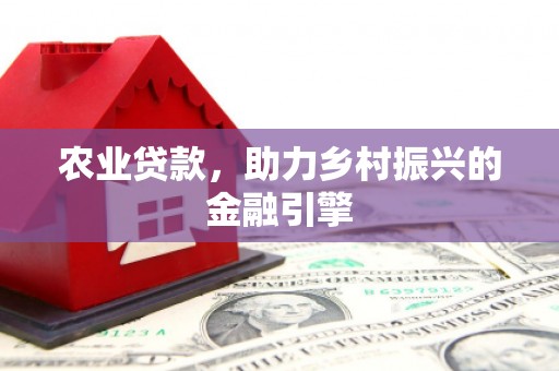 石碇农业贷款，助力乡村振兴的金融引擎