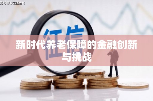 石碇新时代养老保障的金融创新与挑战