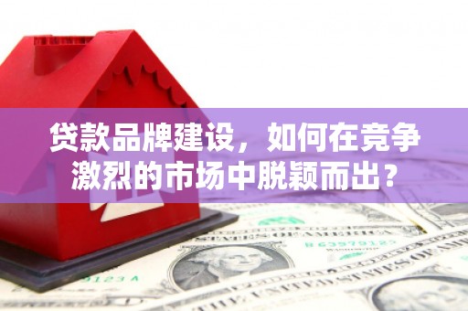 石碇贷款品牌建设，如何在竞争激烈的市场中脱颖而出？