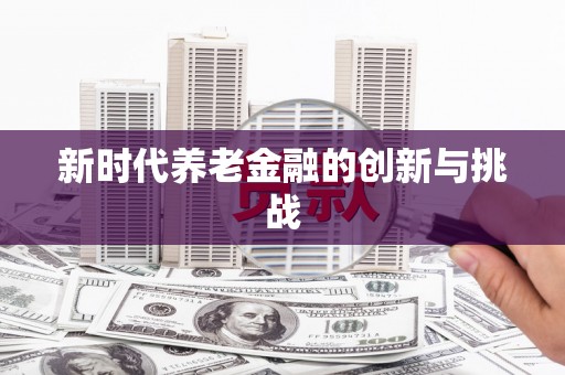 石碇新时代养老金融的创新与挑战