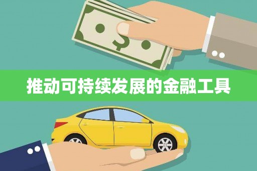 石碇推动可持续发展的金融工具